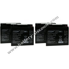 Powery lead-gel battery for USV APC Smart-UPS SMT2200I