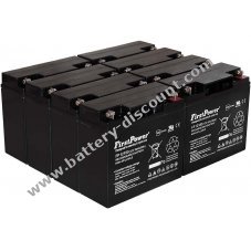 FirstPower lead-gel battery for USV APC Smart-UPS SUA5000RMI5U 12V 18Ah VdS