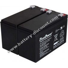 FirstPower lead-gel battery for USV APC Smart-UPS 750 7Ah 12V