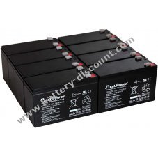 FirstPower lead-gel battery for USV APC Smart-UPS SUA3000RMXLI3U 7Ah 12V