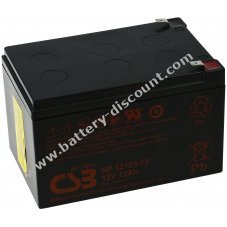 CSB Standby lead battery suitable for APC Smart-UPS SU620INET 12V 12Ah