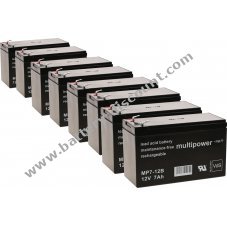 Spare battery (multipower) for UPS APC Smart-UPS SUA3000RMXLI3U 12V 7Ah (replaces 7,2Ah)