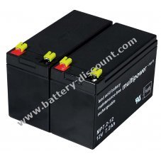 Powery replacement rechargeable battery for USV APC Smart-UPS SC 1000 - 2U Rackmount/Tower