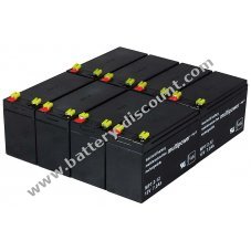 Powery replacement rechargeable battery for USV APC Smart-UPS SUA3000RMXLI3U