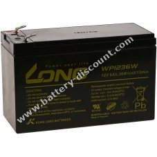 KungLong Lead gel battery for UPS APC Back-UPS CS350 9Ah 12V (replaces also 7,2Ah / 7Ah)