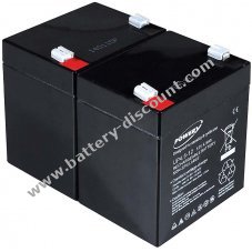 Powery lead-gel battery for APC RBC20