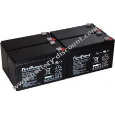 FirstPower lead-gel battery for USV APC RBC23 7Ah 12V
