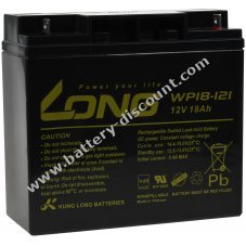 KungLong replacement battery for wheelchairs, electric scooters, electric vehicles 12V 18Ah