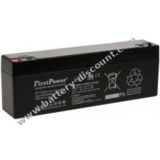 FirstPower Lead gel battery FP1223 VdS 12V 2,3Ah