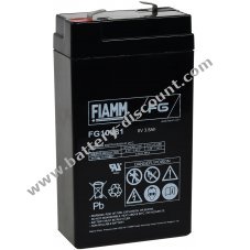 FIAMM lead-acid battery FG10381 6V 3.8Ah