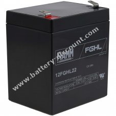 FIAMM lead-acid battery 12FGHL22 12V 5.0Ah