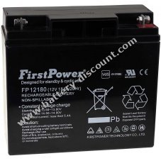 FirstPower Lead gel battery FP12180 12V 18Ah VdS