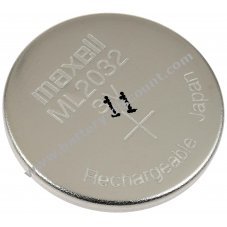 Maxell Lithium button cell battery ML2032 3V rechargeable