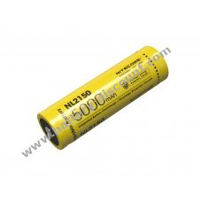 Nitecore Li-Ion battery type 21700 NL2150, 5000mAh