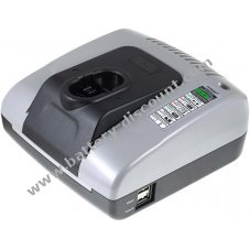 Powery battery charger with USB for Bosch cordless drill PSR 18VE-2