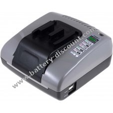 Powery rechargeable battery Charger with USB for Hitachi type EB 2430R
