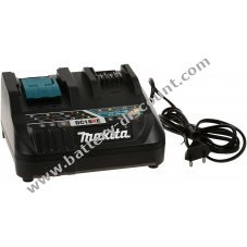 Makita Double charger DC18RE, 198720-9 for 10.8 / 12V CXT batteries & 14.4 / 18V LXT batteries Original