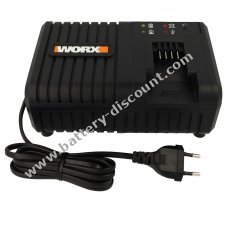 Worx quick charger WA3867 20V e.g. suitable for WG329E.9, WG625E.9, WX1789.9, WX372.9