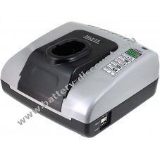 Powery battery charger with USB for Makita cordless drill-/radio-/lamp-Set Master-Line 6336DWDRE