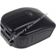 Battery adapter / battery charging adapter with 2x USB connection for Makita 14.4V/18V