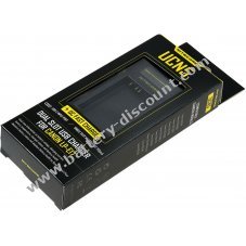 USB charger Nitecore UCN5 for Canon battery type LP-E17, Quick Charge