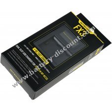 USB charger Nitecore FX3 e.g. for Fuji battery type NP-W235 of the X-T4 and other models