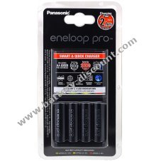 Charger Panasonic eneloop BQ-CC55E incl. 4 pieces AA eneloop Pro 2500mAh