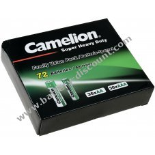 Camelion batteries economy set - 36x LR6/AA + 36x LR03/AAA