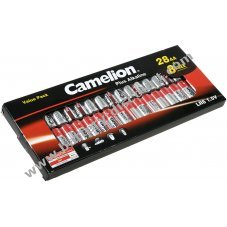 Battery Camelion Mignon LR6 MN1500 AA (28+8 FREE)