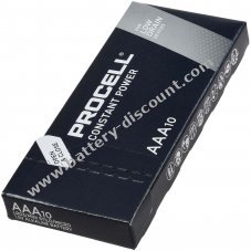 Procell Constant battery LR03 Micro AAA Alkaline 1.5V pack of 10