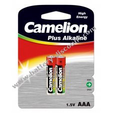 Battery Camelion Micro LR03 AAA e.g. for tiptoi pen Alkaline blister pack of 2