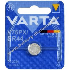 Varta button cell SR44 G13 357 V 76 PX blister pack of 1