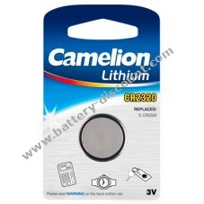 Lithium button cell Camelion CR2320 1 blister