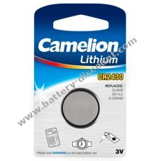 Lithium button cell Camelion CR2430 1 blister