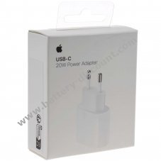 Apple USB-C charging adapter, charger A2347 MHJE3ZM/A 3A 20W white