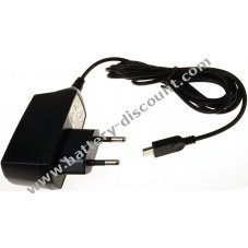 Powery charger/Power supply with Micro-USB 1A for Nokia 8800 Arte