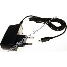 Powery charger/Power supply with Micro-USB 1A for Samsung SCH-R630 Messager Touch