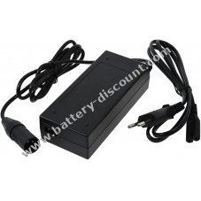 Charger, mains adapter type HP1202L3 for e-bike, electric bike 36V batteries, 2.2A, 3-pin XLR connection