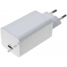 USB-C Power Delivery PPS charger / adapter 65W GaN White