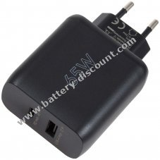 goobay USB-C PD Dual fast charger 65 W black