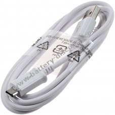 Samsung ECB-DU4EWE USB-A to Micro-USB data cable charging cable 1.5m white