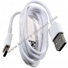 Samsung EP-DN930CWE Data cable USB-A to USB-C 1.2m white