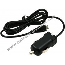 car charging cable with Micro-USB 1A black for Asus Padfone