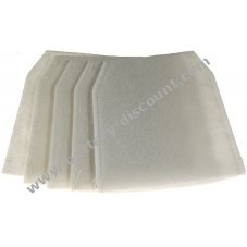 5x filter bags, paper vacuum cleaner bags compatible with Makita 443060-3 for Makita models e.g. CL100