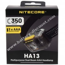 Nitecore HA13 LED headlamp, headlamp, max. 350 lumen