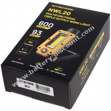 Nitecore NWL20 - Work light, lamp 600 lumen