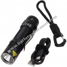 Nitecore EDC33 torch 4000 lumen USB-C black