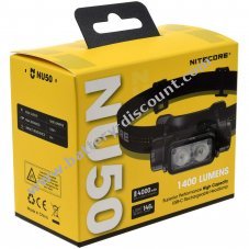 Nitecore NU50 LED headlamp, headlamp, USB-C, max. 1400 lumens