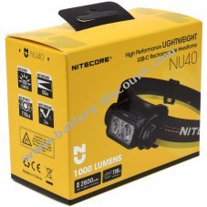 Nitecore NU40 LED headlamp, headlamp, USB-C, max. 1000 lumen