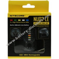 Nitecore NU07 LE signal light in 5 colours with USB-C